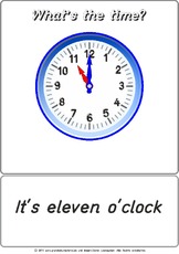 Bildkarte - It's 11 o'clock.pdf
